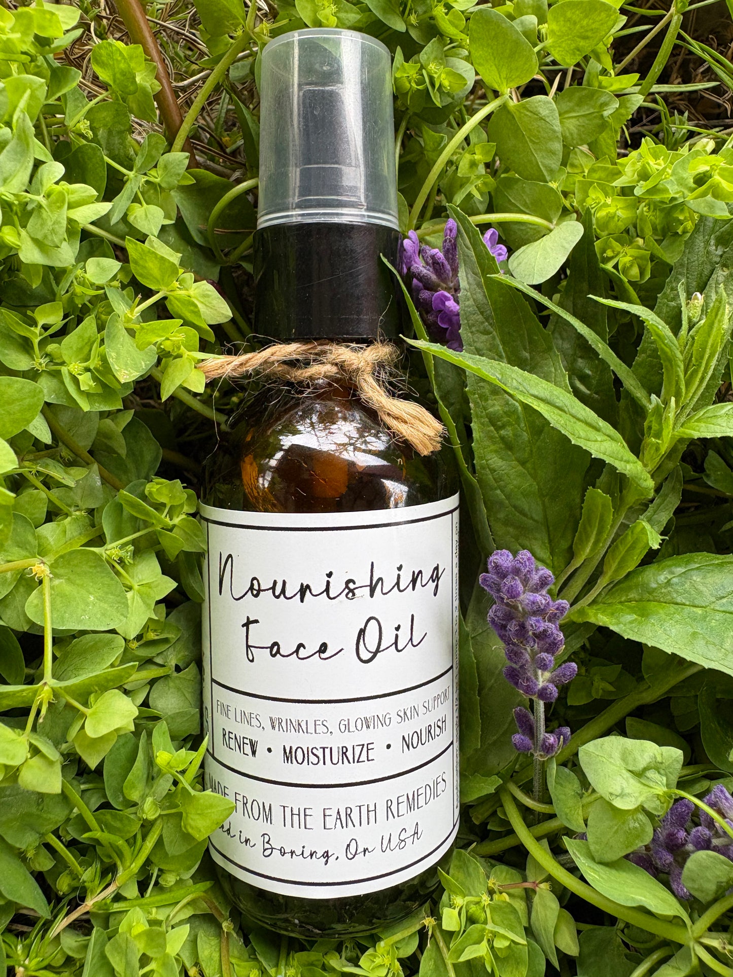 Organic Face Oil with Blackseed, Rosehip, Castor