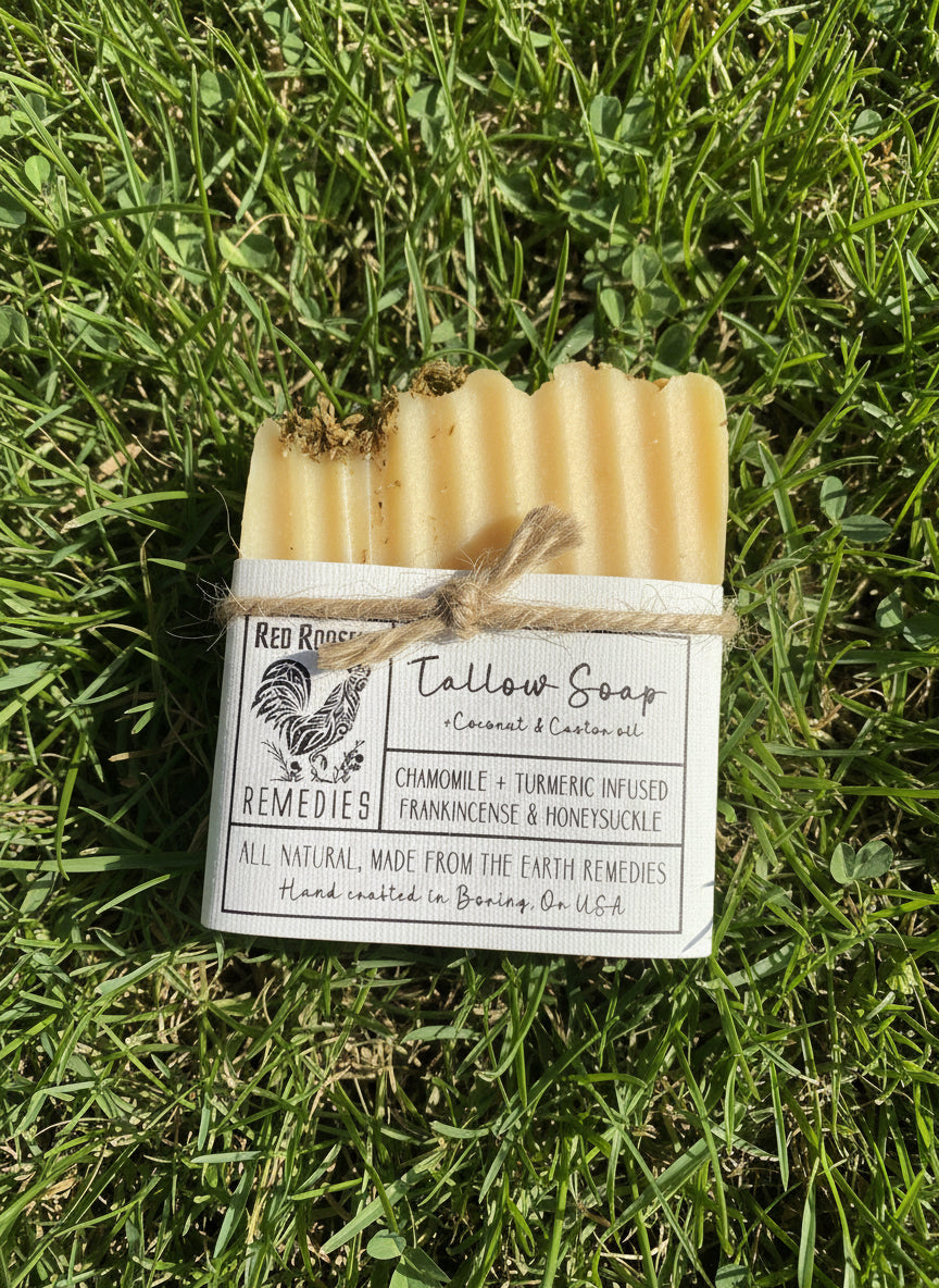 Organic Tallow Soap with Castor + Coconut Oil