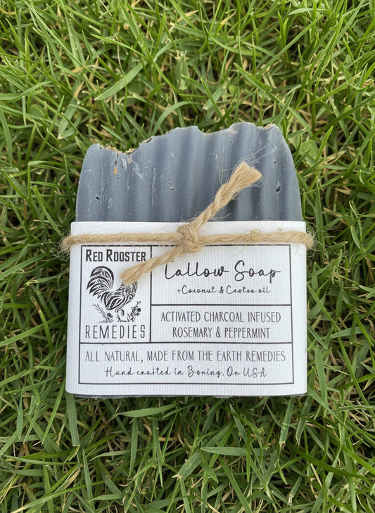 Organic Tallow Soap with Castor + Coconut Oil