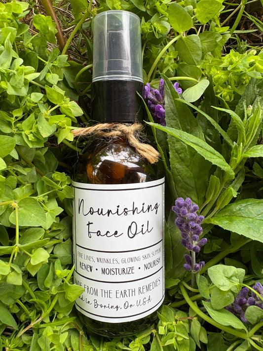 Organic Face Oil with Blackseed, Rosehip, Castor