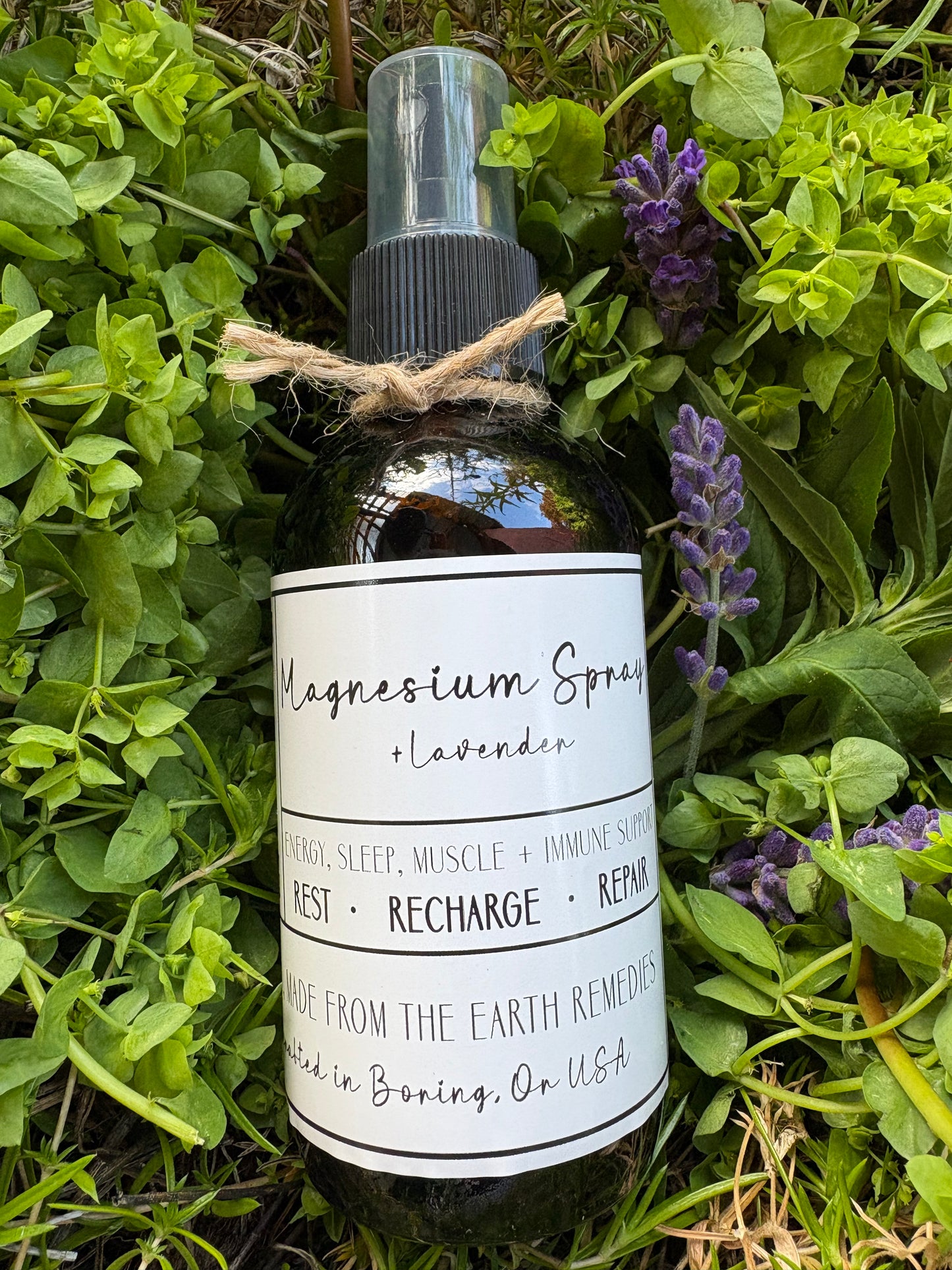 Magnesium Spray with Organic Lavender