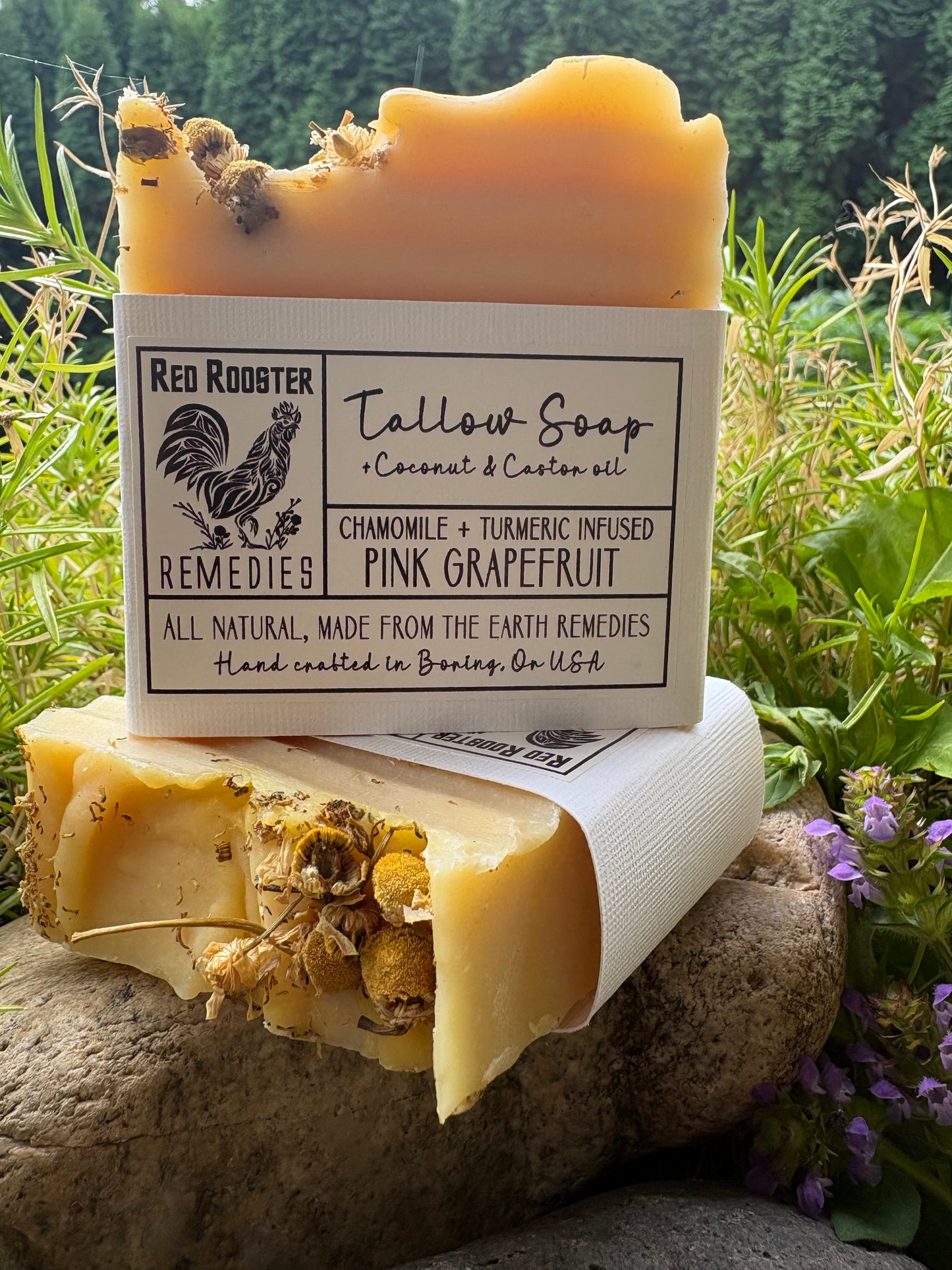 Organic Tallow Soap with Castor + Coconut Oil