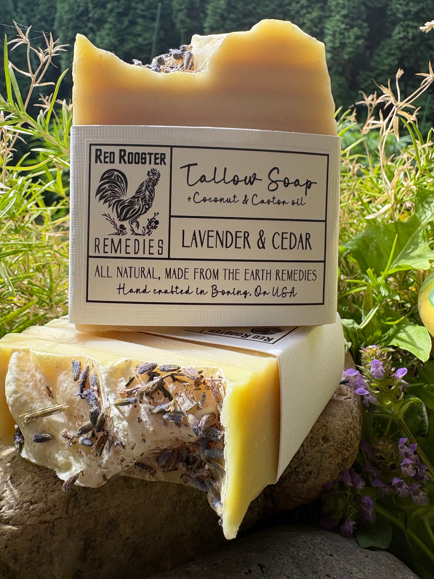 Organic Tallow Soap with Castor + Coconut Oil